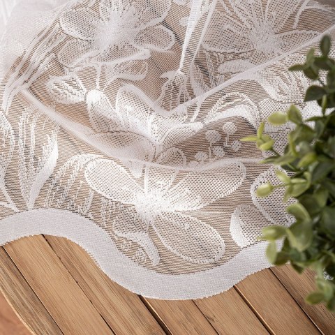 Firanka żakardowa, wys. 250cm, kolor biały 137506/000/001/000250/1