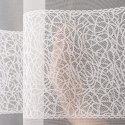 Firanka żakardowa, pasowa, wys. 155cm, kolor biały 054526/000/001/000155/1