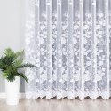 Firanka żakardowa ze wzorem po całości, wys. 230cm, kolor biały 023006/000/001/000230/1