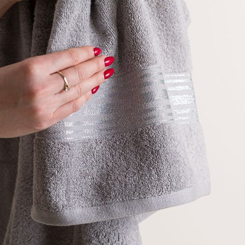 OSKAR Ręcznik, 50x90cm, kolor 007 ciemny szary R00009/RB0/007/050090/1