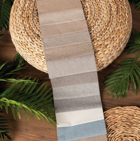 SUPER BLACKOUT Zasłona gotowa na przelotkach, 230x140cm, kolor 008 ciemny ciepły szary TD0022/ZGP/008/140230/