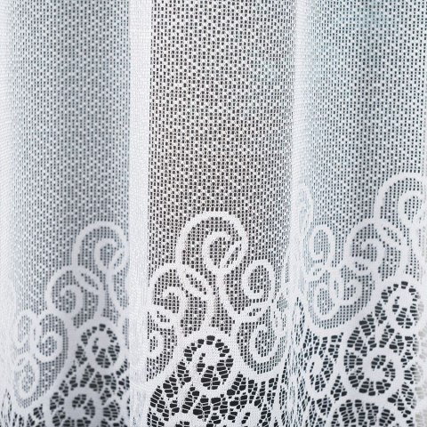 VIOLETTA Firanka żakardowa gotowa, 160x400cm, kolor biały 001539/FBL/001/400160/1