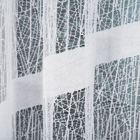 WIKTORIA Firanka żakardowa gotowa, 160x500cm, kolor biały 018352/FBL/001/500160/1