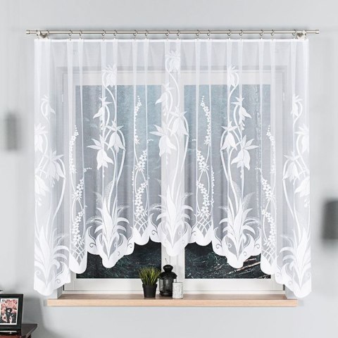 ANETA Firanka żakardowa gotowa, 160x310cm, kolor biały 015489/FBL/001/310160/1