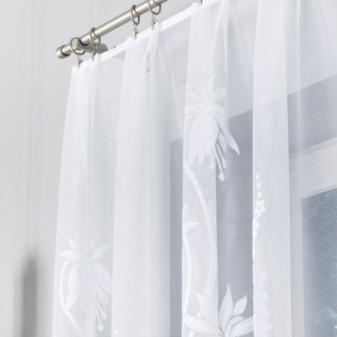 ANETA Firanka żakardowa gotowa, 160x310cm, kolor biały 015489/FBL/001/310160/1