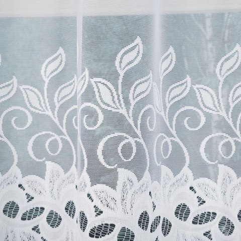 BASTIA Firanka żakardowa gotowa, 120x250cm, kolor biały 648107/FBL/001/250120/1