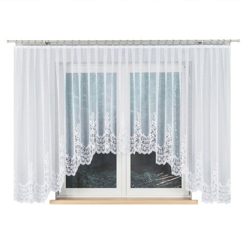 BERENIKA Firanka żakardowa gotowa, 160x530cm, kolor biały 004304/FBL/001/530160/1