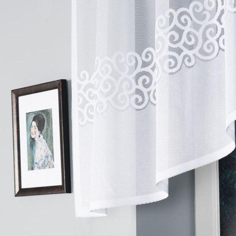DANIELA Firanka żakardowa gotowa, 90x250cm, kolor biały 017788/FBL/001/250090/1
