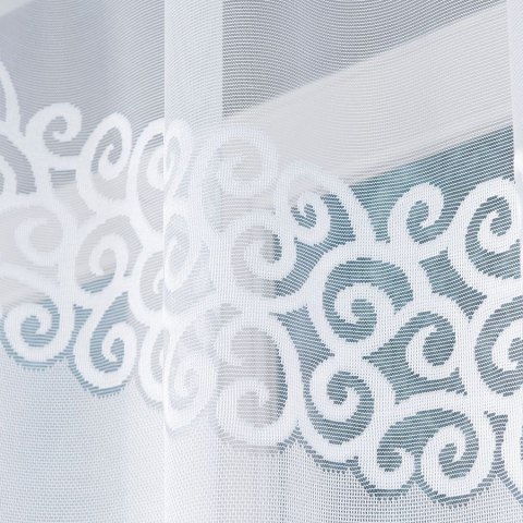 DANIELA Firanka żakardowa gotowa, 90x250cm, kolor biały 017788/FBL/001/250090/1