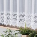 FELICJA Firanka biała żakardowa z samym dołem wys. 160cm 018989