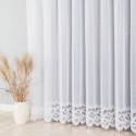 FELICJA Firanka żakardowa ze wzorem na samym dole, wys. 250cm, kolor biały 018989/000/001/000250/1