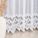 FELICJA Firanka żakardowa ze wzorem na samym dole, wys. 250cm, kolor biały 018989/000/001/000250/1