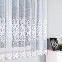Firanka żakardowa, pasowa, wys. 170cm, kolor biały 049312/000/001/000170/1