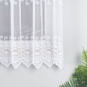 Firanka żakardowa pasowa, wys. 180cm, kolor biały 018495/000/001/000180/1