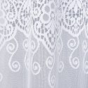 Firanka żakardowa pasowa, wys. 180cm, kolor biały 018495/000/001/000180/1