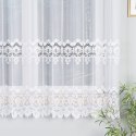 Firanka żakardowa pasowa, wys. 180cm, kolor biały 018982/000/001/000180/1