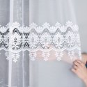 Firanka żakardowa pasowa, wys. 180cm, kolor biały 018982/000/001/000180/1