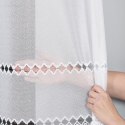 Firanka żakardowa pasowa, wys. 250cm, kolor biały 018669/000/001/000250/1