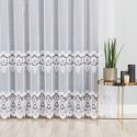 Firanka żakardowa pasowa, wys. 250cm, kolor biały 018982/000/001/000250/1