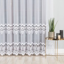 Firanka żakardowa pasowa, wys. 250cm, kolor biały 018982/000/001/000250/1