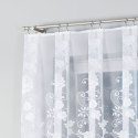 Firanka żakardowa ze wzorem po całości, wys. 140cm, kolor biały 023006/000/001/000140/1