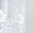 Firanka żakardowa ze wzorem po całości, wys. 150cm, kolor biały 018041/000/001/000150/1