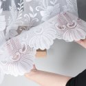 Firanka żakardowa ze wzorem po całości, wys. 150cm, kolor biały 018041/000/001/000150/1