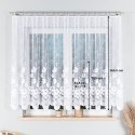 Firanka żakardowa ze wzorem po całości, wys. 150cm, kolor biały 018041/000/001/000150/1
