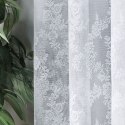 Firanka żakardowa ze wzorem po całości, wys. 160cm, kolor biały 090375/000/001/000160/1
