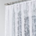 Firanka żakardowa ze wzorem po całości, wys. 160cm, kolor biały 090375/000/001/000160/1