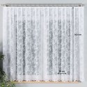 Firanka żakardowa ze wzorem po całości, wys. 160cm, kolor biały 090375/000/001/000160/1