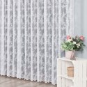 Firanka żakardowa ze wzorem po całości, wys. 300cm, kolor biały 090375/000/001/000300/1