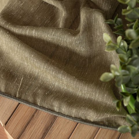 TIFFANY Firanka fantazyjna, wys. 300cm, kolor 006 szarozielony 318042/OLO/006/000300/1