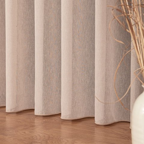 TIFFANY Firanka fantazyjna, wys. 300cm, kolor 008 pastelowy łososiowy 318042/OLO/008/000300/1