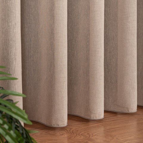 TIFFANY Firanka fantazyjna, wys. 300cm, kolor 010 szarobeżowy 318042/OLO/010/000300/1