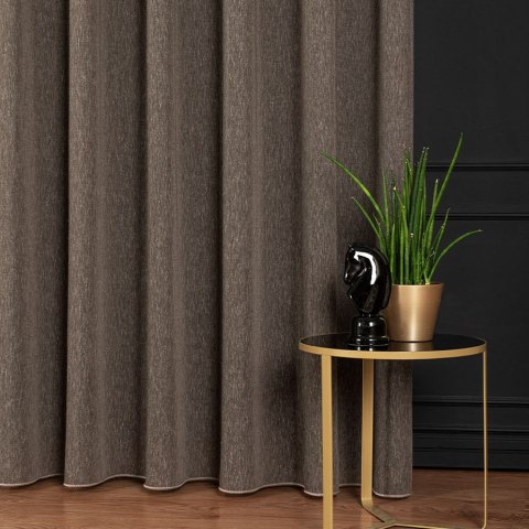 TIFFANY Firanka fantazyjna, wys. 300cm, kolor 013 brązowoszary 318042/OLO/013/000300/1