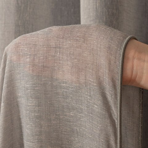 TIFFANY Firanka fantazyjna, wys. 300cm, kolor 024 szary 318042/OLO/024/000300/1