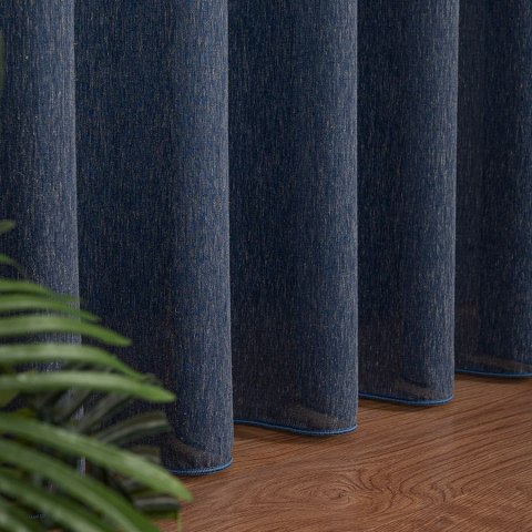 TIFFANY Firanka fantazyjna, wys. 300cm, kolor 026 granatowy 318042/OLO/026/000300/1