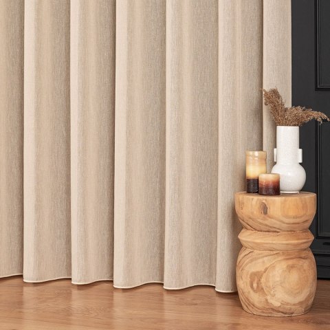 TIFFANY Firanka fantazyjna, wys. 300cm, kolor 029 ciepły beż 318042/OLO/029/000300/1