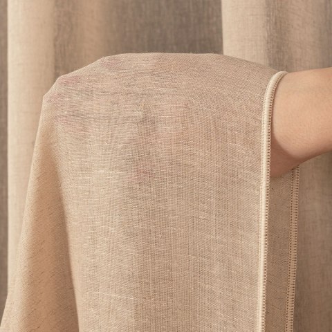 TIFFANY Firanka fantazyjna, wys. 300cm, kolor 029 ciepły beż 318042/OLO/029/000300/1