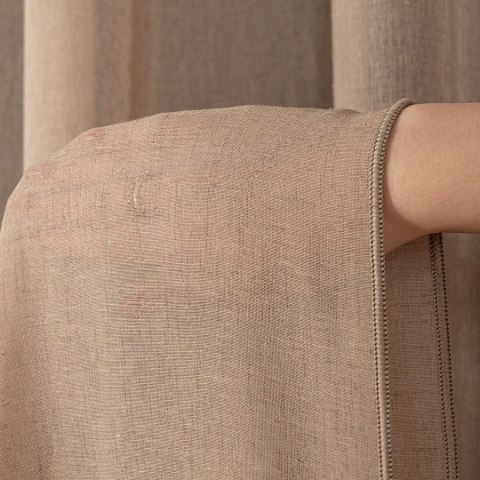 TIFFANY Firanka fantazyjna, wys. 300cm, kolor 030 chłodny beżowy 318042/OLO/030/000300/1