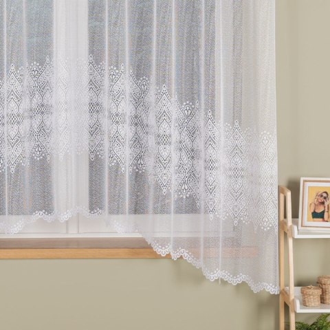 ESMERALDA Firanka żakardowa gotowa, 180x310cm, kolor biały 358691/FBL/001/310180/1