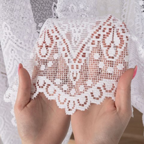 ESMERALDA Firanka żakardowa gotowa, 180x310cm, kolor biały 358691/FBL/001/310180/1