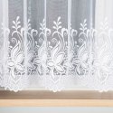 Firanka żakardowa, pasowa, wys. 160cm, kolor biały 018227/000/001/000160/1