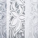 Firanka żakardowa, pasowa, wys. 160cm, kolor biały 018227/000/001/000160/1