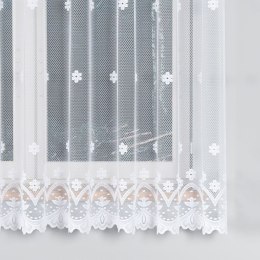 Firanka żakardowa, pasowa, wys. 170cm, kolor biały 004421/000/001/000170/1