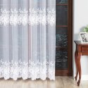 Firanka żakardowa, pasowa, wys. 250cm, kolor biały 018227/000/001/000250/1