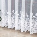 Firanka żakardowa, pasowa, wys. 250cm, kolor biały 018227/000/001/000250/1