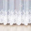 Firanka żakardowa, pasowa, wys. 250cm, kolor biały 018227/000/001/000250/1