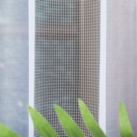 Firanka żakardowa, pasowa, wys. 250cm, kolor biały 018227/000/001/000250/1